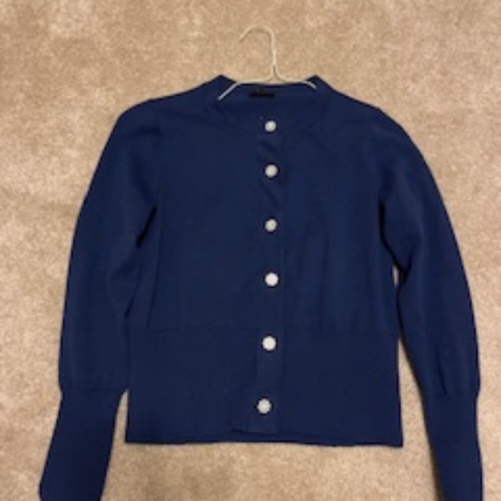 Talbots royal blue cardigan size xs